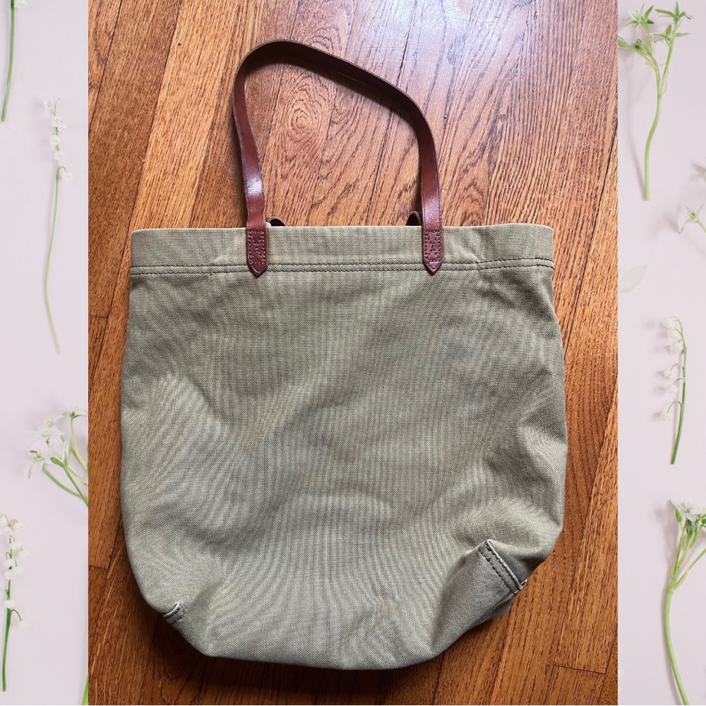 Madewell Canvas Tote Army Green